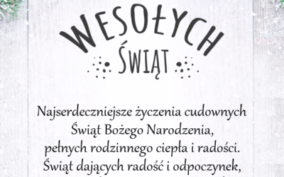 Życzenia z okazji Świąt Bożego Narodzenia